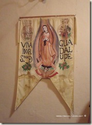 Replica del Estandarte de la Virgen de Guadalupe
